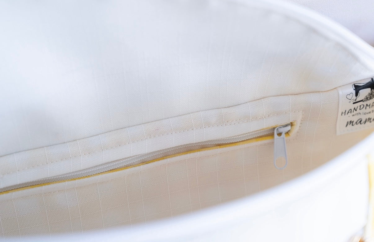 Sac banane Vichy jaune