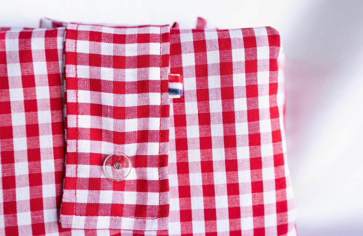 Sac Pliable Vichy Rouge