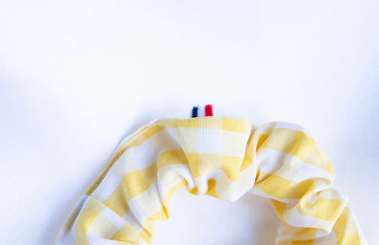 Chouchou Vichy Jaune