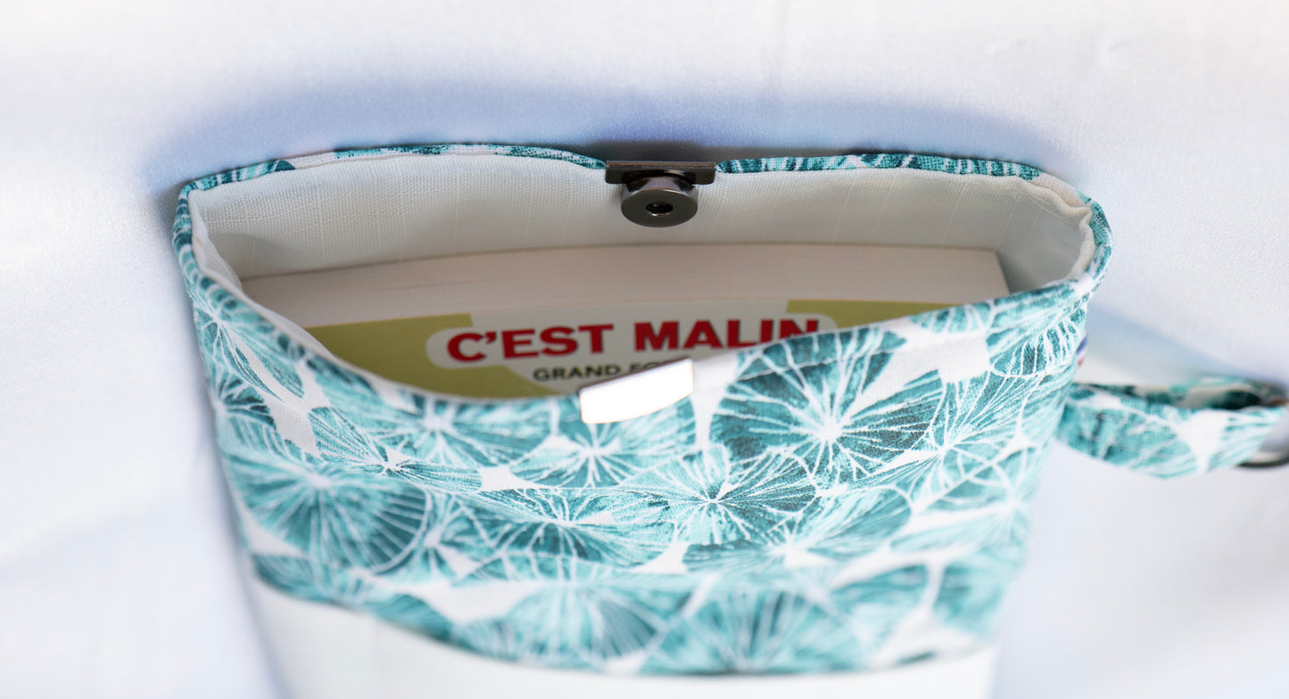 Pochette Livre – Turquoise (18x25 cm)