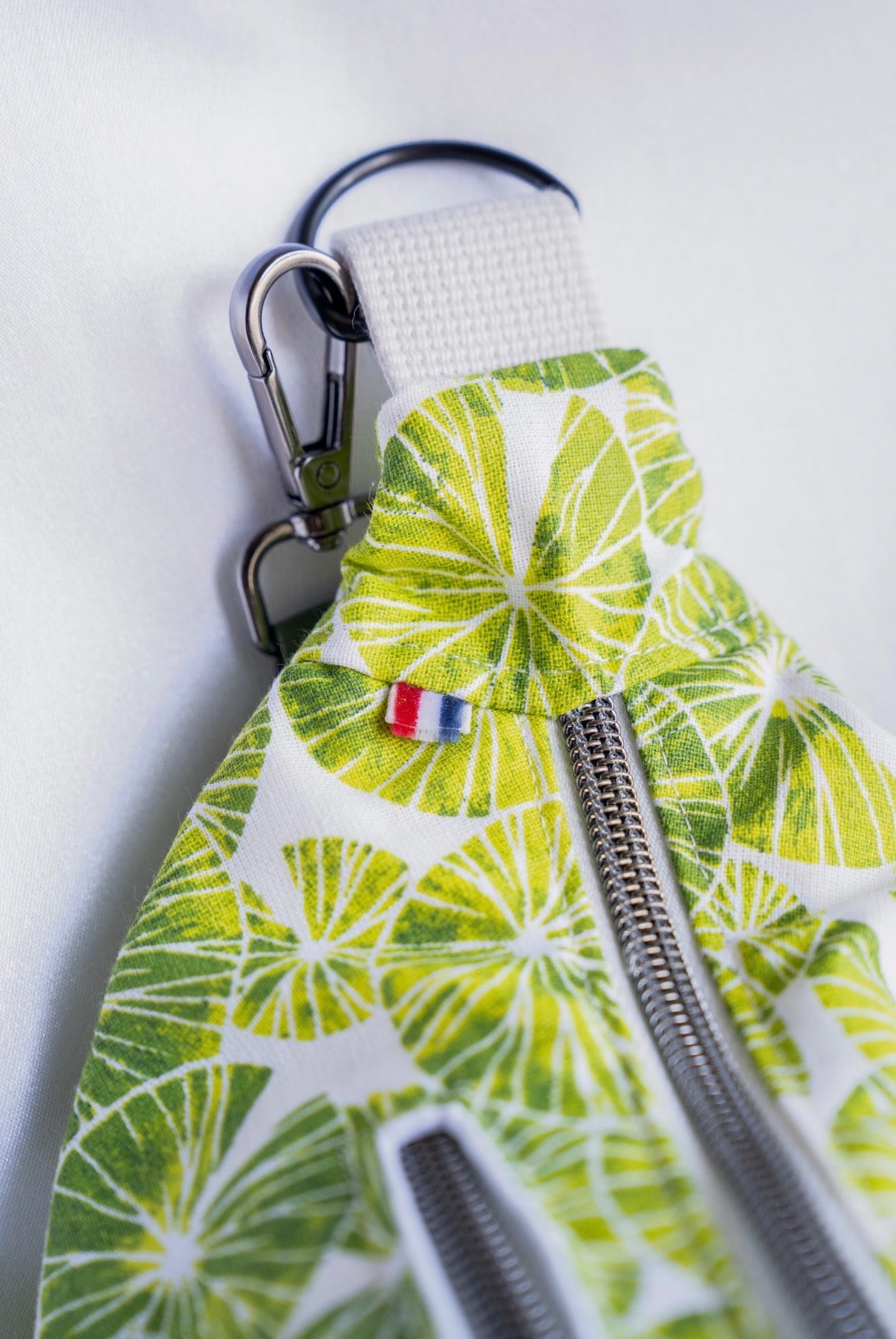 Sac demi lune vert citron