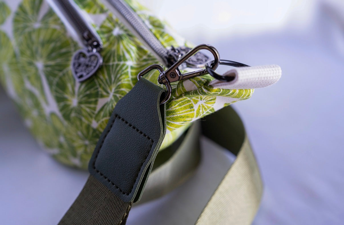 Sac demi lune vert citron