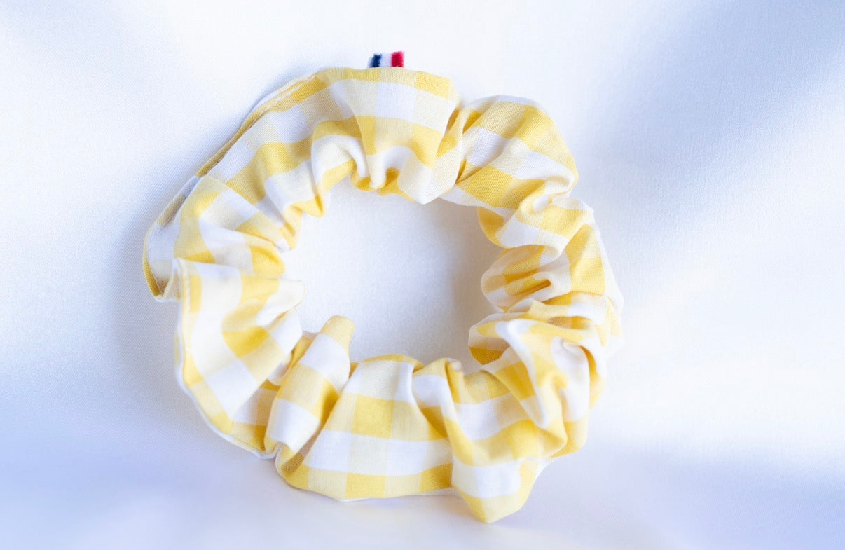 Chouchou Vichy Jaune