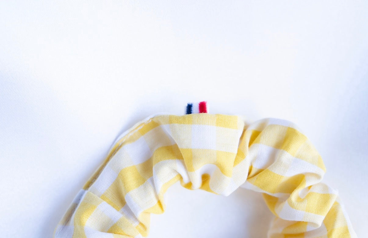 Chouchou Vichy Jaune