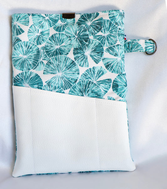 Pochette Livre – Turquoise (18x25 cm)