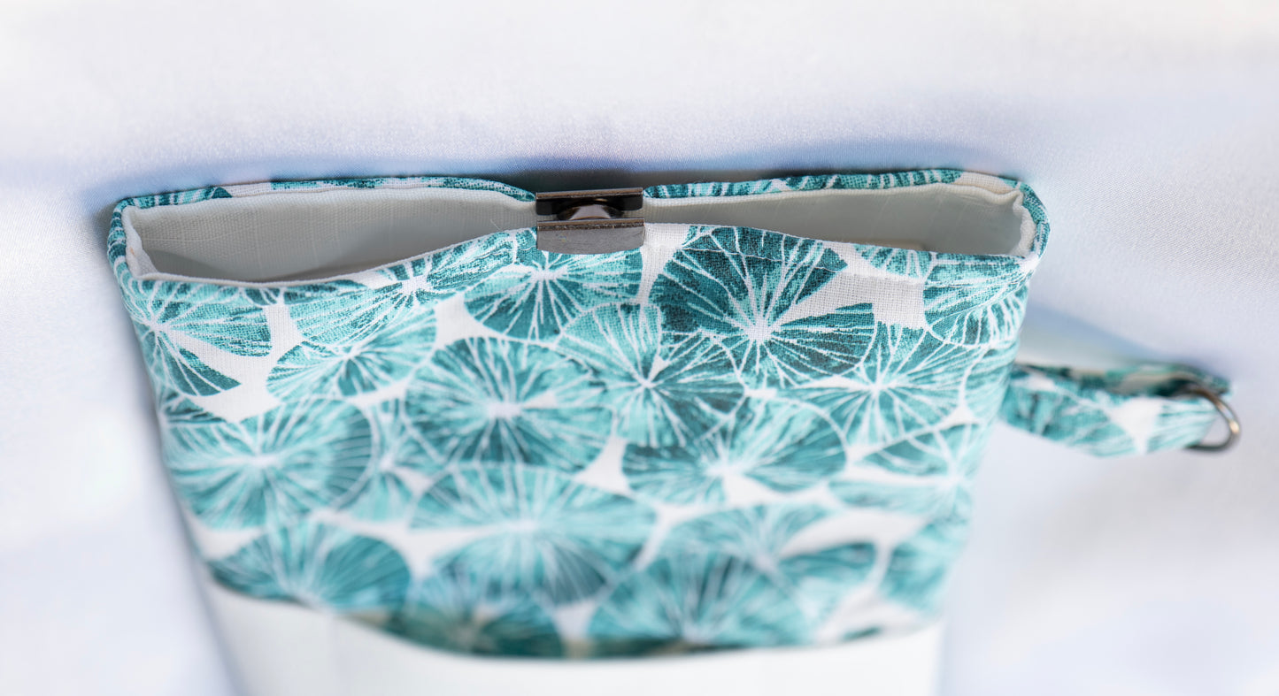 Pochette Livre – Turquoise (18x25 cm)